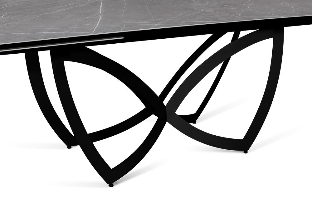 Стол обеденный раскладной BATTERFLY – Прямоугольный AERO, цвет серый мрамор, размер 200 (+50) (+50) 83288 - фото 8