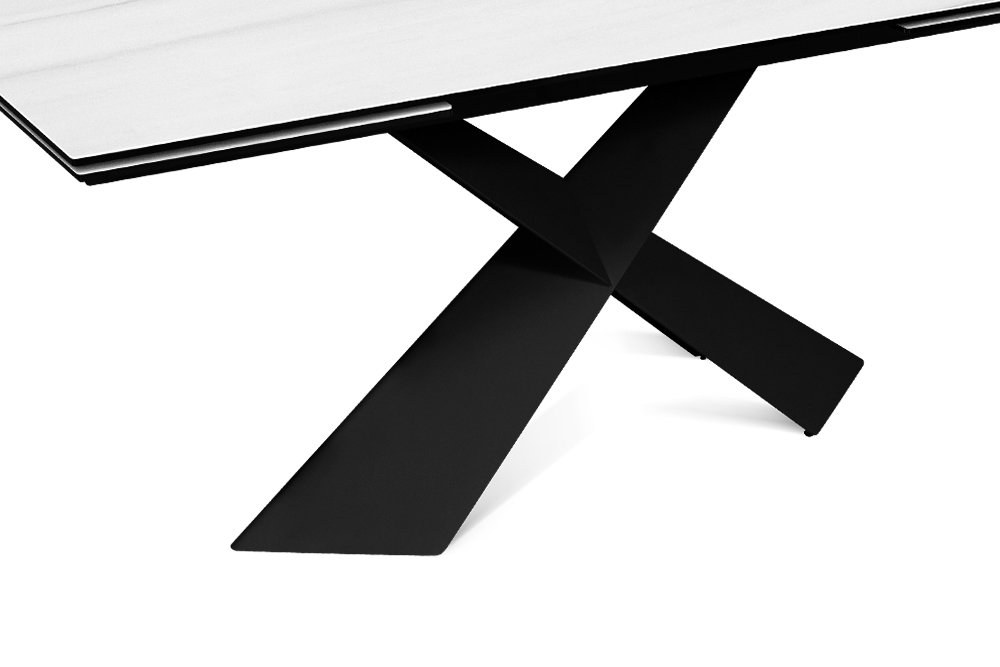 Стол обеденный раздвижной DAMASK - Прямоугольный AERO, цвет молочный мрамор, размер 180 (+50) (+50) 84047 - фото 7