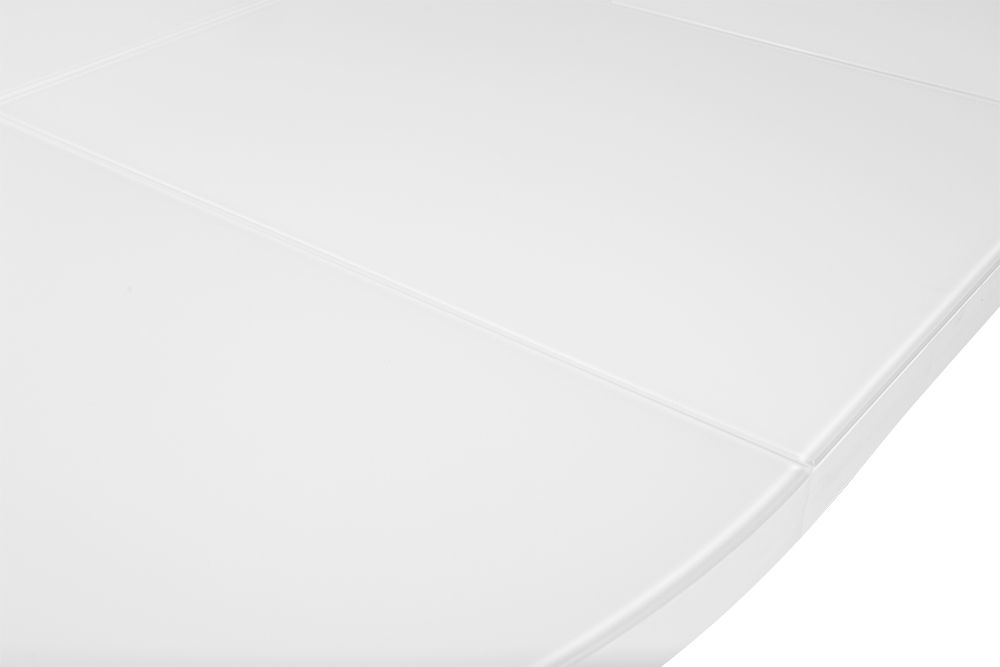 Стол раскладной OSAKA 100 WHITE SILK W AERO, цвет белое стекло шёлк, размер 100 (+35) 97348 - фото 7