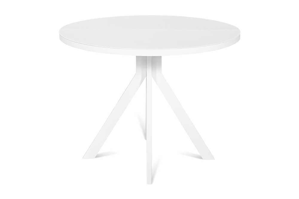 Стол раскладной OSAKA 100 WHITE SILK W AERO, цвет белое стекло шёлк, размер 100 (+35) 97348 - фото 3