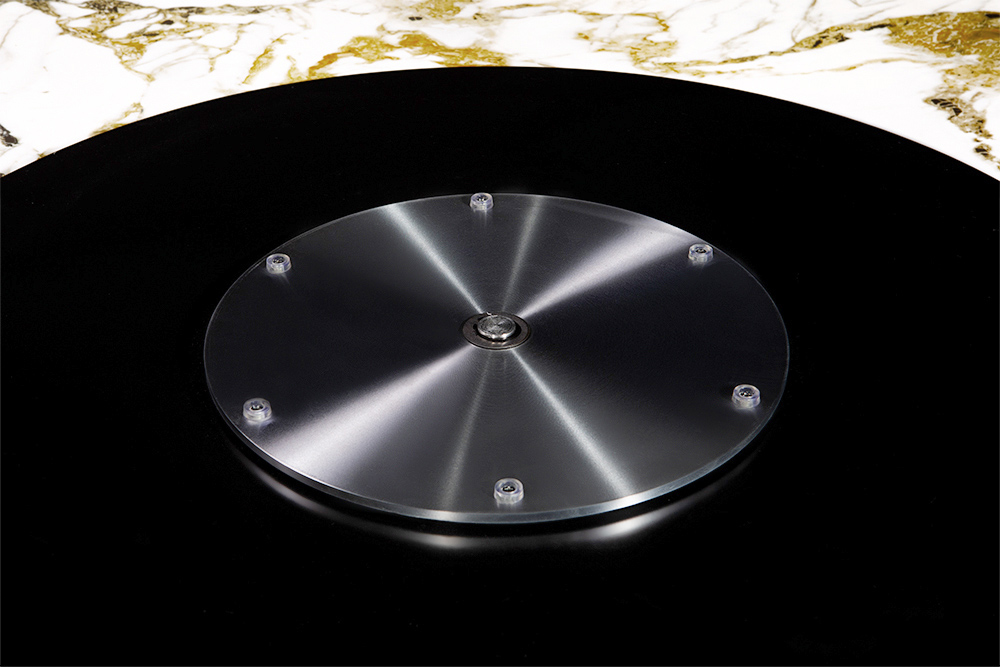 Стол обеденный раздвижной BOLZANO - круглый AERO, цвет черный мрамор, размер 138 84491 - фото 8