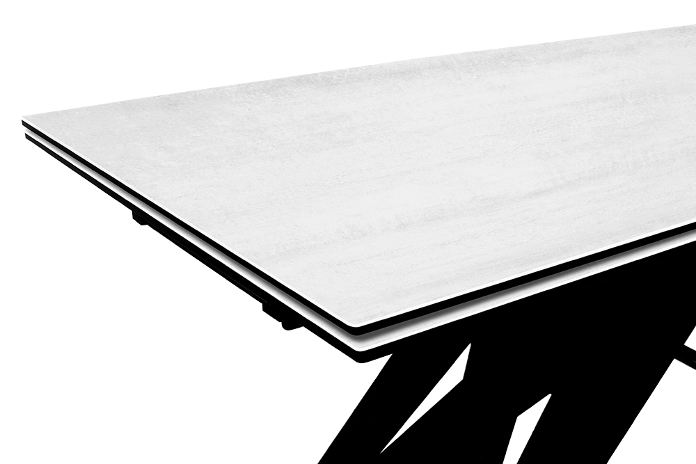 Стол обеденный раскладной BREMEN – Прямоугольный AERO, цвет жемчужно-белый, размер 140 (+40) (+40) 87428 - фото 5