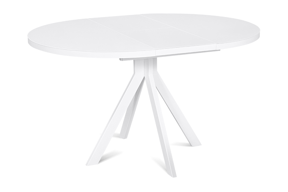 Стол раскладной OSAKA 100 WHITE SILK W AERO, цвет белое стекло шёлк, размер 100 (+35) 97348 - фото 4