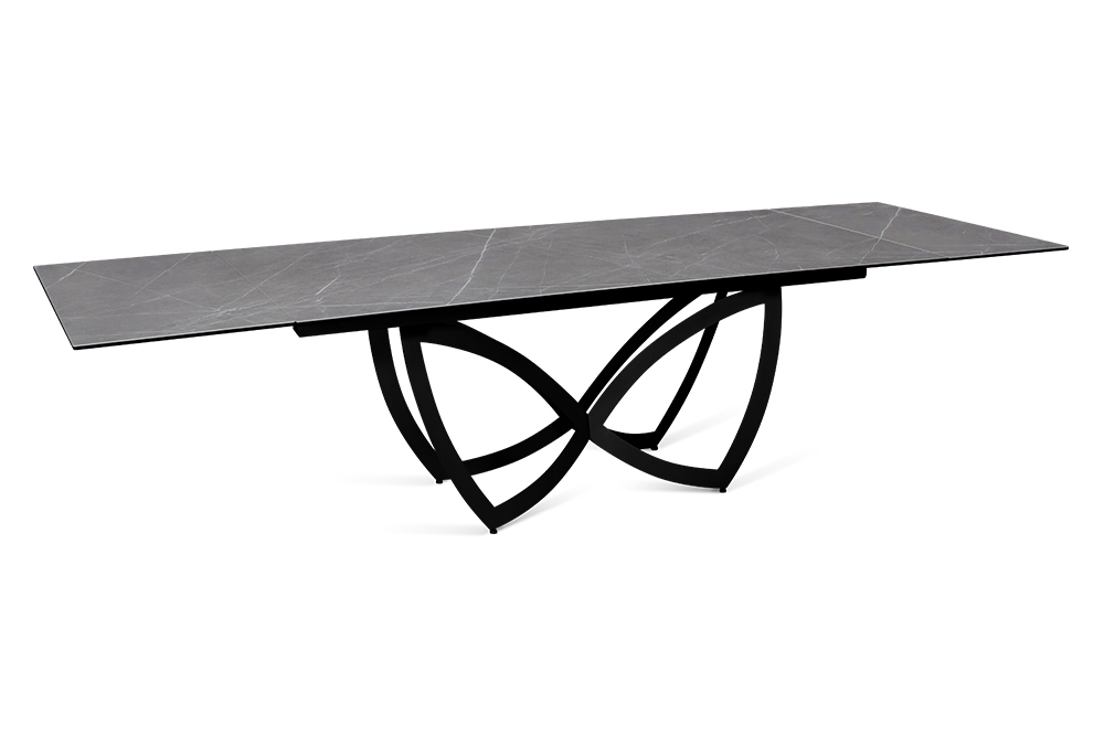 Стол обеденный раскладной BATTERFLY – Прямоугольный AERO, цвет серый мрамор, размер 200 (+50) (+50) 83288 - фото 5